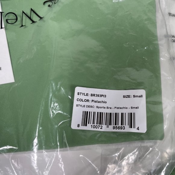 SPORTY&RICH Pistachio Sports Bra & Leggings 'N.01' - Picture 3 of 6